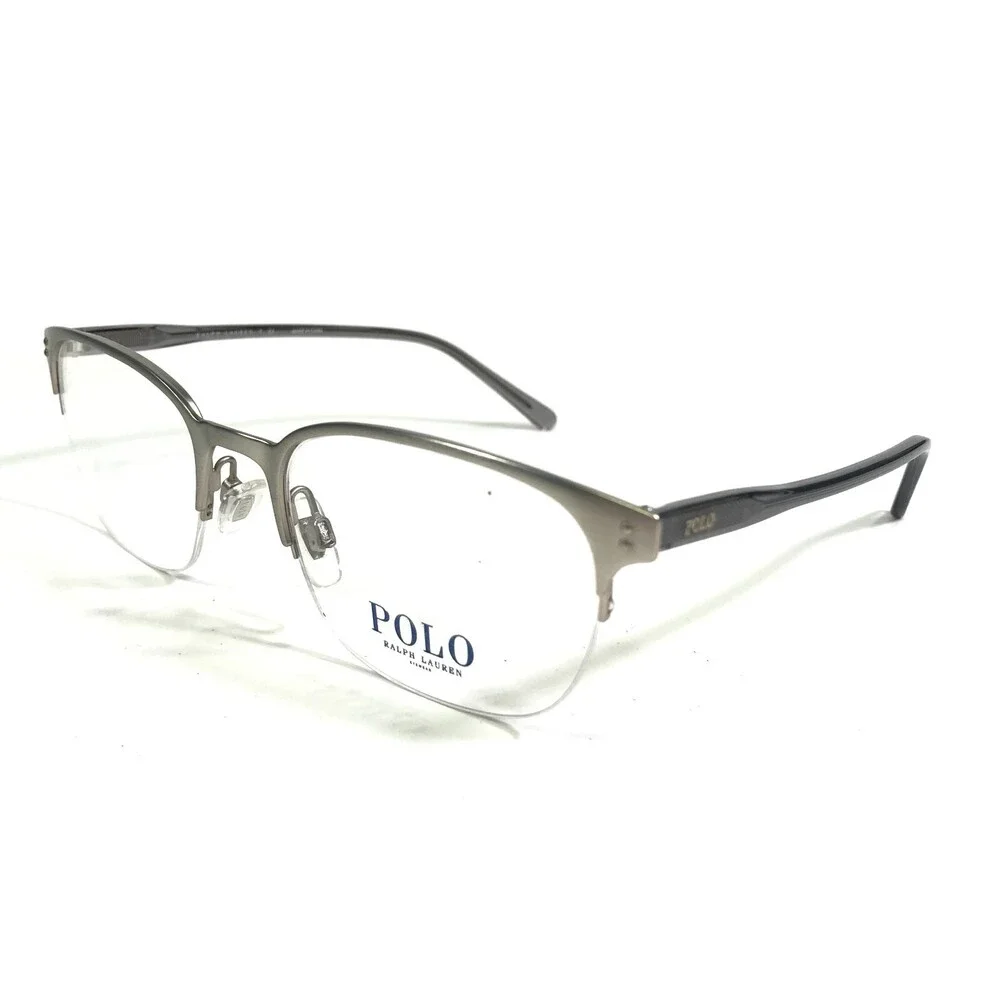 Polo Ralph Lauren Eyeglasses Frames PH 1163 9238 Grey Silver Square 53-20-145